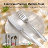 Silverware Set for 8, 40 Piece Stainless Steel Flatware Cutlery