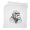 Azeeda 'Gorilla Portrait' Cotton Baby Blanket/Shawl (BY00039896)
