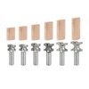 FINDBUYTOOL Router Bits Tool set for Festool Dominos, 6Pcs
