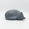 Comemori Sleeping Cat Urn for Animal Ash, Grey