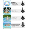 VEBESYET Electric Air Pumps for Inflatables Air Mattress Gymnastics Track