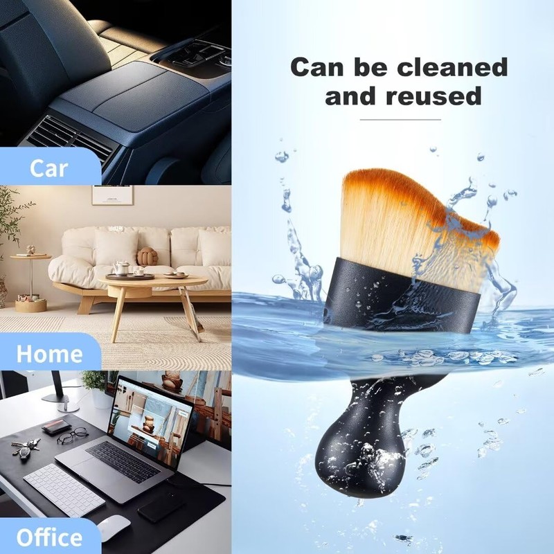 XZHFDC Car Interior and Exterior Soft bristles Detail dust Brush
