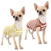 CtilFelix Dog Shirt Striped Dog Clothes Stretchy Vests Soft Cotton