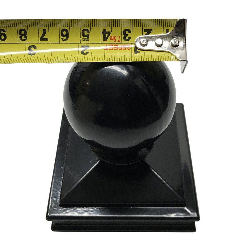 3" x 3" Aluminium Ball Top Post Cap for Metal