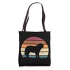 Retro Vintage Sunset Dog Pet Lover Saint Bernard Breed Tote
