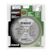 Trend CraftPro TCT Negative Hook Thin Kerf Cross-Cutting Mitre Saw