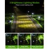 ZOOKKI Solar Spot Lights Outdoor, Solar Lights Outdoor Waterproof IP65,