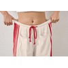MSBESYOR Hudson Canyon Striped Pants for Women Wide Leg Drawstring