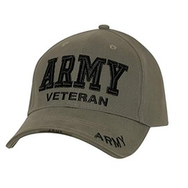 Rothco Deluxe Low Profile Army Veteran Cap, Olive Drab