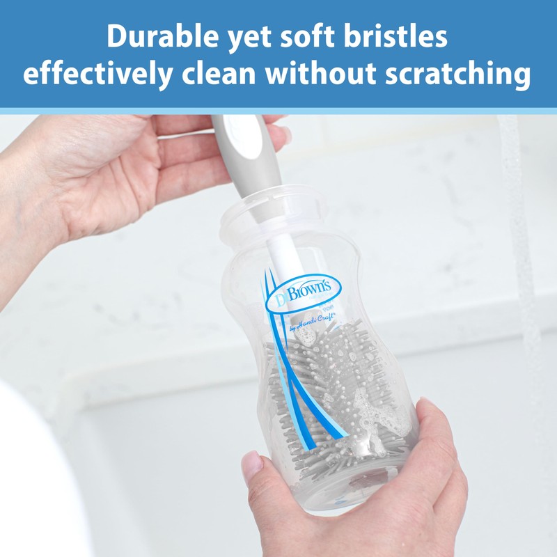 Dr. Brown's Soft Touch No Scratch Baby Bottle Cleaning Brush