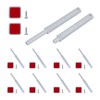 10 PCS Push to Open Door Latch Cabinet Hardware,Magnetic Push