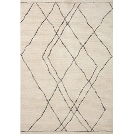 Loloi II Fabian Collection FAB-02 Ivory/Charcoal 2'-7" x 12'-0" Runner Rug