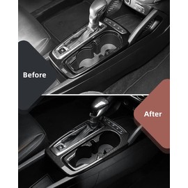 YOUTOOCAR Cubierta de panel de cambios de coche estilo fibra de carbono compatible con accesorios automotrices Trailblazer 2020-2022