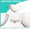 Flynix 13 inch Dimmable LED Wall Sconce, Half Moon Wall