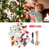 Christmas Bead Decoration Kit DIY Ornament Set Tree Hanging Decor