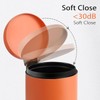 TIPGO Small Trash Can with Lid Soft Close, 4.5 Liters