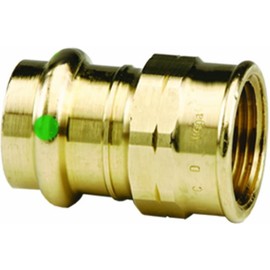 Viega 79300 ProPress Zero Lead Bronze Adapter with Female 1/2-Inch by 1/2-Inch P x Female NPT, 10-Pack