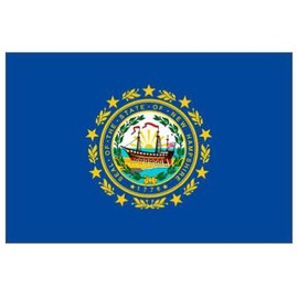 Klicnow New Hampshire (USA State) Flag 5ft x 3ft