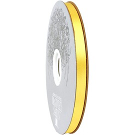 McGinley Mills 5/16" W Acetate Satin Ribbon, Yellow, 100 Yard Spool