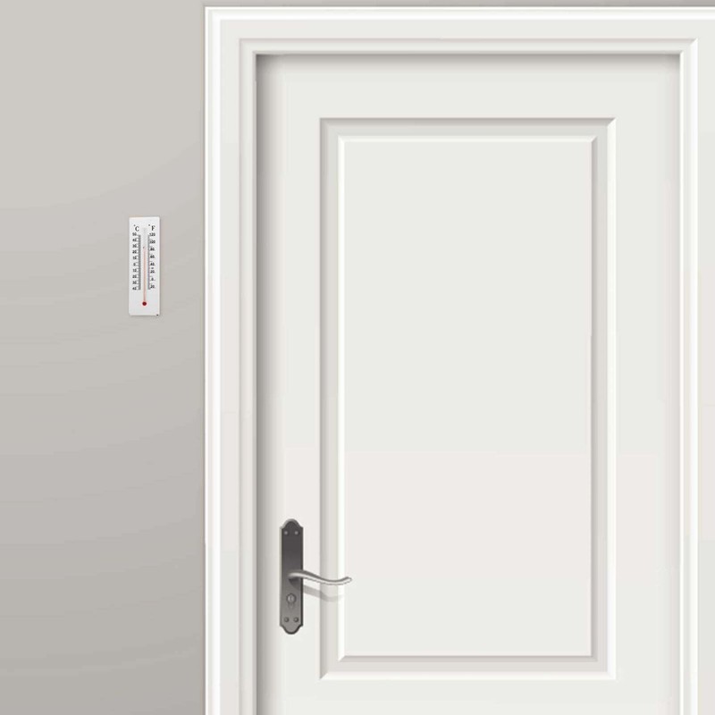 Operitacx Thermometer Key Hider Decorative Key Saving Box Weatherproof Plastic