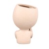 Face Planter Pots Resin Home Head Planter Face Flower Pot