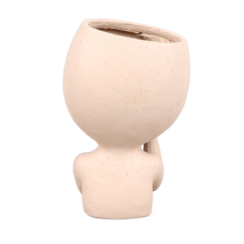 Face Planter Pots Resin Home Head Planter Face Flower Pot