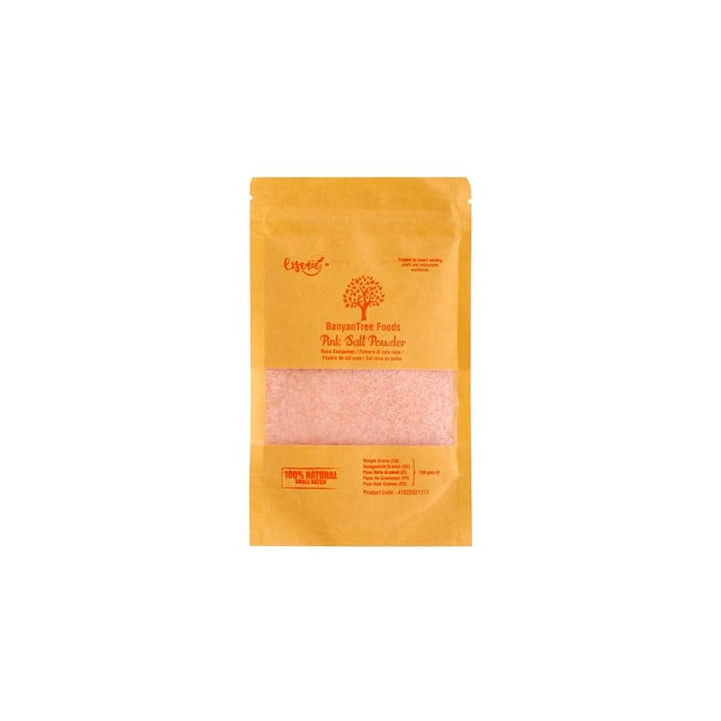 BanyanTree Foods Himalayan Pink Salt Powder 100g~ All Natural, Indian