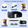 Silicone Patellar Tendon Support Strap, Adjustable Non-Slip Patella Band Stabilizer