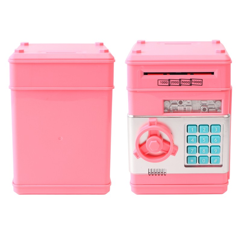 Children Money Storage Case Simulation Safe Box Shaped Password Lock