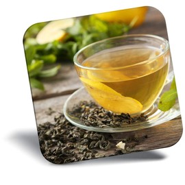 Destination Vinyl ltd Fridge Magnet - Green Tea Cup Healthy Organic 21658