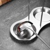 Stainless Steel Spoon Rest, Spatula Ladle Holder, Utensil Spoon Rest