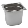 Genware NEV-GN16-150 Stainless Steel Gastronorm Pan, Size 1/6, 150 mm