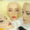 TRISAR Silicone Full Face Mannequin, Removable Eyes Reusable Makeup Mannequin
