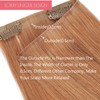 Loxxy Human Hair Clip in Extensions Auburn Blonde 110g 6Pcs
