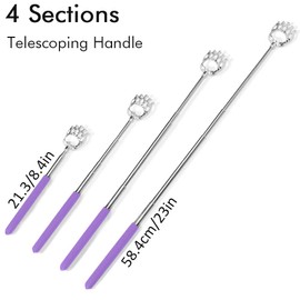 HOFASON Gift for Men, Stocking Stuffers for Adults Men Women, Back Scratcher, Mens Gifts for Christmas, White Elephant Gifts for Adults Husband Wife Friend Him Her Small Gadgets for Men, Dad (Purple)
