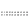 2pack King Ranch Emblems Side Fender Letter Kingranch Sticker Badge