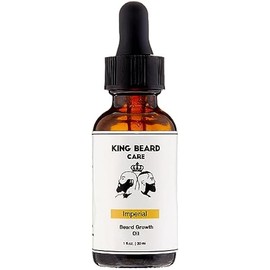 Beard Growth Oil with Argan, Grapeseed & Jojoba Oils 1Fl Oz for Thicker, Fuller, Healthier Beards Fills in Patches