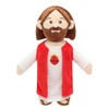 11" Jesus Plush, Heart of Jesus Doll for Kids, Jesus