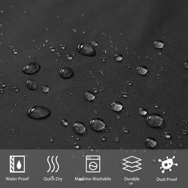 Furlinic Shower Curtain, Bathroom Curtain For The Bathtub, Textile Bath Curtain