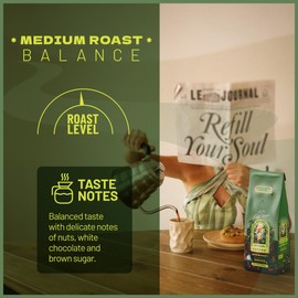 Dios Mio Coffee by Sofia Vergara | 100% Colombian Premium Ground Coffee | Balance, Medium Roast/Bags | Rich, Smooth Flavor | Fair Trade Coffee Beans | Empower Women Coffee Growers