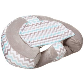 The Original Hugaboo Infant Sitting Chair - Blue Chevron