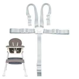 BOULESENM 5 Point Safety Belt Universal High Chair Belt Safety Belt High Chair for Baby Pram High Chair Strap High Chair Child Seat 5 Point Strap for High Chair/Pushchair