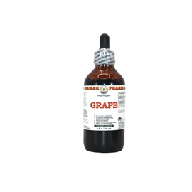 Hawaii Pharm Europe Grape (Vitis Vinifera) Dry Core Alcohol-Free Liquid Extract Glycerite 120 ml