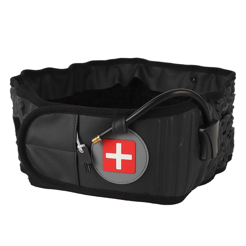 Lumbar Traction Belt Inflatable Reduce Pressure Lower Back Support Brace