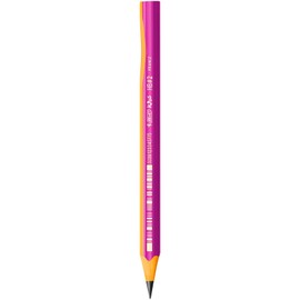 BIC Kids Jumbo Triangular Learner Pencils - Box of 12 - Super Resistant Lead - HB Graphite Pencils - Extra Large - Pink Barrels