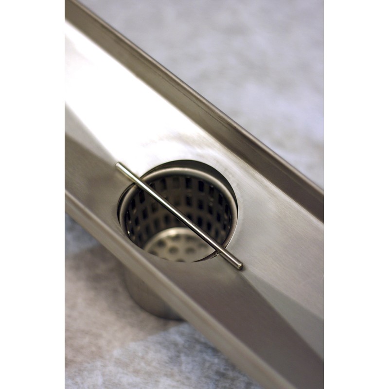 Novalinea ZA Linear Shower Drain - 32 Inch Brick Pattern