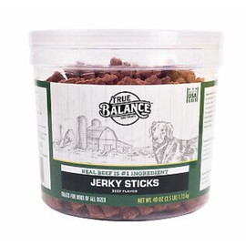 True Balance 40 Oz. Beef Jerky Sticks Dog Treats - Pack of (4)