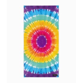 Tesalate - The Original Sand Free Travel Beach Towel Blanket-Quick Fast Dry Super Absorbent Lightweight Thin Microfiber Towels for Pool Swimming Bath Camping Yoga Gym (Ray of Sunshine)