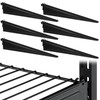Wonderjune 6 Pcs Adjustable Locking Shelf Bracket 16 Inch Shelf