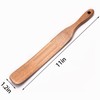 Skinny Spurtle,Wooden Sourdough Spatula,Sourdough Stirring Stick,Kitchen Utensils for NonStick Cookware
